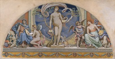 Rome Representative of the Arts by Elihu Vedder